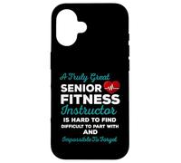 Une très Bonne appréciation des instructeurs de Fitness Senior Coque pour iPhone 16
