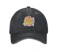 Une Tribu appelée Quest, Vintage Retro, Hip Hop, Coloré Impression Demin Trucker Chapeau Casquette Légère Casquette Femme Casquette pour Hommes