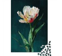 Une Tulipe Puzzle Fleur Puzzle en Bois 1000 Pièces Puzzles pour Adultes Jeu Éducatif Défi Jouets 1000pcs (75x50cm)