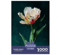 Une Tulipe Puzzles 1000 Pièces Fleur Puzzles pour Adultes Jeu Éducatif Jouet Défi Enfants Cadeaux 38x26cm/1000pcs