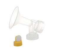 Une unité de téterelle avec vanne et membrane pour les tire-lait Medela ; Fabriqué par Maymom (Coppa per il seno 25mm(diamètre de mamelons 25mm))