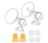 Une unité de téterelle avec vanne et membrane pour les tire-lait Medela ; Fabriqué par Maymom (Coppa per il seno 17mm(diamètre de mamelons 17mm))