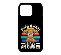 Une Vache Sarcastique Dit qu'elle s'en va Avoir Un propriétaire Coque pour iPhone 16 Pro