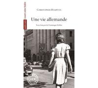 Une vie allemande - Christopher Hampton - L'avant-Scene Theatre - broché - Théâtre