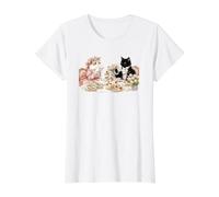 Une Vie Confortable Ensemble T-Shirt Graphique avec Valeur, Femme, Blanc, S