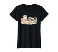 Une Vie Confortable Ensemble T-Shirt Graphique avec Valeur, Femme, Noir, XL