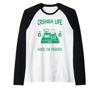 Une Vie de caissier où Chaque Jour est Un Jeu où l'on Devine Les Produits Manche Raglan