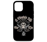 Une Vie de Pirate pour Moi Skull and Swords Color Pirate Coque pour iPhone 12/12 Pro