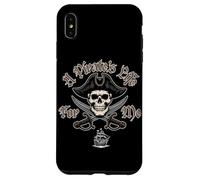 Une Vie de Pirate pour Moi Skull and Swords Color Pirate Coque pour iPhone XS Max