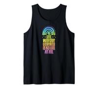Une Vie sans bibliothèques n'est Pas Une Vie du Tout Bohemian Rainbow Débardeur