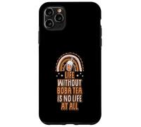 Une Vie sans thé Boba n'est Pas Une Vie du Tout Bohemian Rainbow Coque pour iPhone 11 Pro Max