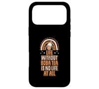 Une Vie sans thé Boba n'est Pas Une Vie du Tout Bohemian Rainbow Coque pour iPhone 17 Pro Max