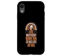 Une Vie sans thé Boba n'est Pas Une Vie du Tout Bohemian Rainbow Coque pour iPhone XR