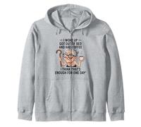 Une Vieille Femme Que Je me suis réveillée est Sortie du lit et a EU Un café Sweat à Capuche