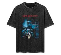 Unearth New Jack City Hip Hop Gangster Movie Men's T-Shirt Unisex Black Cotton Print Tee Shirts 3XL