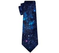 Unedskck Cravate drôle pour homme - Tendance - Mince - Pour les occasions formelles - Pour mariage et affaires, Ciel étoilé dans l'espace ouvert, taille unique