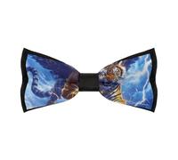 Unedskck Nœud papillon classique réglable pré-noué avec ailes pour fête de mariage Thunder Tiger