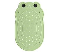 UNEEDE Tapis de Bain Antidérapant pour Enfants, Forme de Grenouille, Tapis de Douche pour Enfants, 76 x 45 cm, Tapis de Bain pour Bébés, Tapis Antidérapant pour Baignoire, Ventouses Puissantes