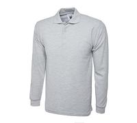 Uneek clothing - Polo - Manches Longues - Homme Gris gris XL