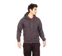 Un lothing UC504 - Sweat à Capuche Classique avec Fermeture éclair intégrale (300 g/m²) - Noir - XL