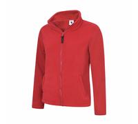 UNEEK Femmes Veste Polaire Classique Complet Zip SPORTS Travail Décontracté Chic
