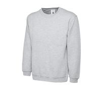 Uneek Olympique Sweat Hommes Femmes Léger Pull Manches Longues Haut Décontracté