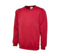 Uneek Olympique Sweat Hommes Femmes Léger Pull Manches Longues Haut Décontracté
