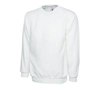 Uneek Sweat 300 g uni classique à col rond - Blanc - XXX-Large