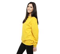 Uneek Sweat 300 g uni classique à col rond - Jaune - Medium