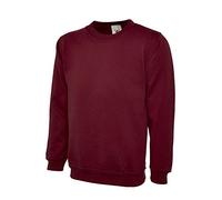 Uneek Sweat 300 g uni classique à col rond - Rouge - Small