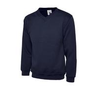UNEEK Sweatshirt Col V Premium Noir Bottle Green Navy Royal Blue