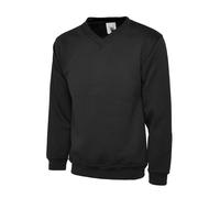 UNEEK Sweatshirt Col V Premium Noir Bottle Green Navy Royal Blue