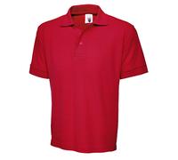 Uneek Travail T-Shirt Lisse Souple Unisexe Premium Hommes Col Polo Étendu Dos