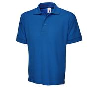 Uneek Travail T-Shirt Lisse Souple Unisexe Premium Hommes Col Polo Étendu Dos