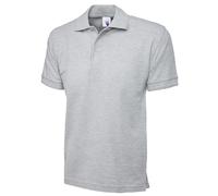Uneek Travail T-Shirt Lisse Souple Unisexe Premium Hommes Col Polo Étendu Dos