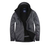 Uneek Veste Impermeable Et Coupe-Vent Pour Homme, Doublée En Fleece Avec Capuche