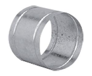 Unelvent Manchon diamètre 250 mm Male-Male galvanisé