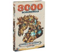 Unexpected Games 3000 Scoundrels: Double or Nothing Extension de jeu de société - Améliorez vos jeux avec de nouvelles mécaniques et stratégies Jeu familial, à partir de 12 ans, 1 à 4 joueurs, 60 à 90