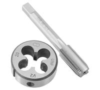 UNF-Kit de matrices pour le travail de muselière, acier rapide HSS, poignée ronde droitier, modèle 1/2-20 UNF 1/2, haute qualité, le plus récent, 2022