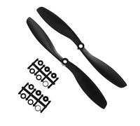 UNFAIRZQ Lot de 2 hélices en plastique 8045 CW CCW pour quadrirotor RC version avion