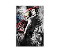 UNFANRWZW American Psycho Art Poster Peinture décorative sur toile Art mural pour salon, chambre à coucher, art mural, impression d'image moderne, décoration de salle familiale, 20 x 30 cm