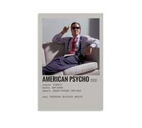 UNFANRWZW American Psycho Horreur Film 1 (2) Poster Peinture décorative sur toile Art mural pour salon, chambre à coucher, art mural, impression d'image moderne, décoration de chambre familiale, 30 x