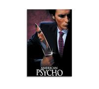 UNFANRWZW American Psycho Movie 1 Poster Peinture décorative sur toile pour salon, chambre à coucher, art mural, impression d'image moderne, décoration de salle familiale, 30 x 45 cm