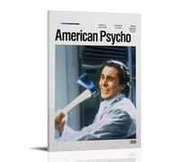 UNFANRWZW American Psycho Movie Classic Simple Poster Peinture décorative sur toile Art mural pour salon, chambre à coucher, art mural, impression d'image moderne, décoration de salle familiale, 30 x