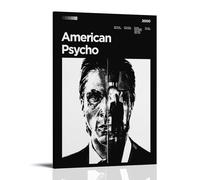 UNFANRWZW American Psycho Movie Poster minimaliste Peinture décorative sur toile Art mural pour salon, chambre à coucher, art mural, impression d'image moderne, décoration de salle familiale, 20 x 30