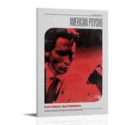 UNFANRWZW American Psycho Movie Simple Poster Peinture décorative Toile Art mural Salon Poster Chambre Peinture d'art mural Impression d'image moderne Décoration de chambre familiale 60 x 90 cm