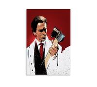 UNFANRWZW American Psycho Poster d'art décoratif sur toile pour salon, chambre à coucher, art mural, impression d'image moderne, décoration de salle familiale, 20 x 30 cm