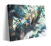 UNFANRWZW Genshin Impact Game Kirara in Nature Poster décoratif sur toile pour salon, chambre à coucher, art mural, impression d'image moderne, décoration de salle familiale, 30 x 45 cm