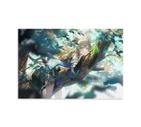 UNFANRWZW Genshin Impact Game Kirara in Nature Poster Peinture décorative sur toile Art mural pour salon, chambre à coucher, art mural, impression d'image moderne, décoration de salle familiale, 50 x