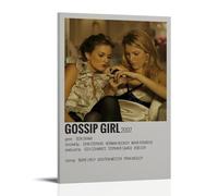 UNFANRWZW Gossip Girl TV Drama Series Poster décoratif sur toile, art mural, pour salon, chambre à coucher, impression murale, moderne, décoration de salle familiale, 40 x 60 cm